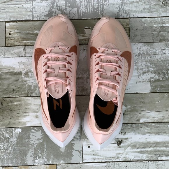 Nike Zoom Gravity Sparkle Running Shoes Pink/Metallic Bronze Womens Size 9 - Picture 5 of 10